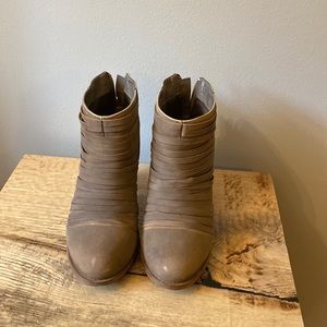 Taupe ankle boots size 8.5